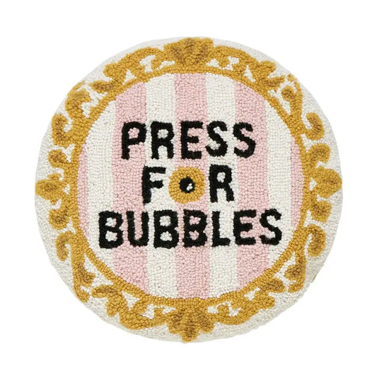 Press For Bubbles Pillow