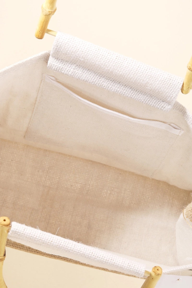 Bamboo Hello Weekend Tote Bag