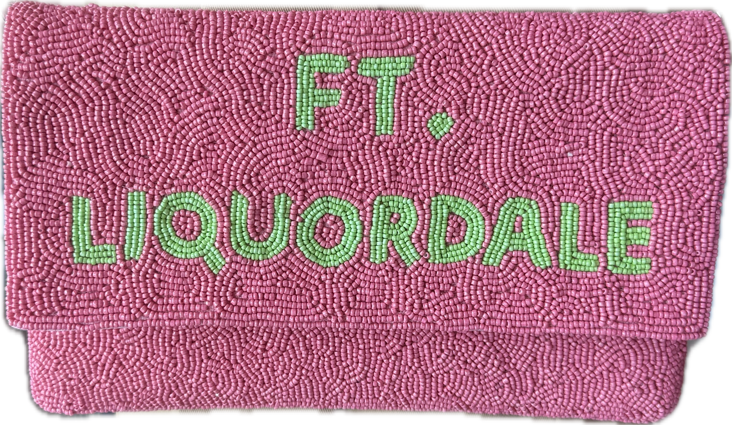 Wonderland Exclusive- Ft. Liquordale Clutch w/ crossbody Chain