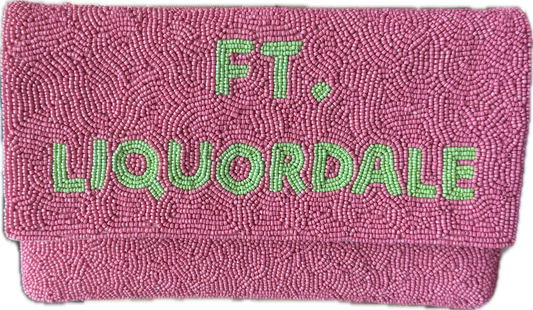 Wonderland Exclusive- Ft. Liquordale Clutch w/ crossbody Chain